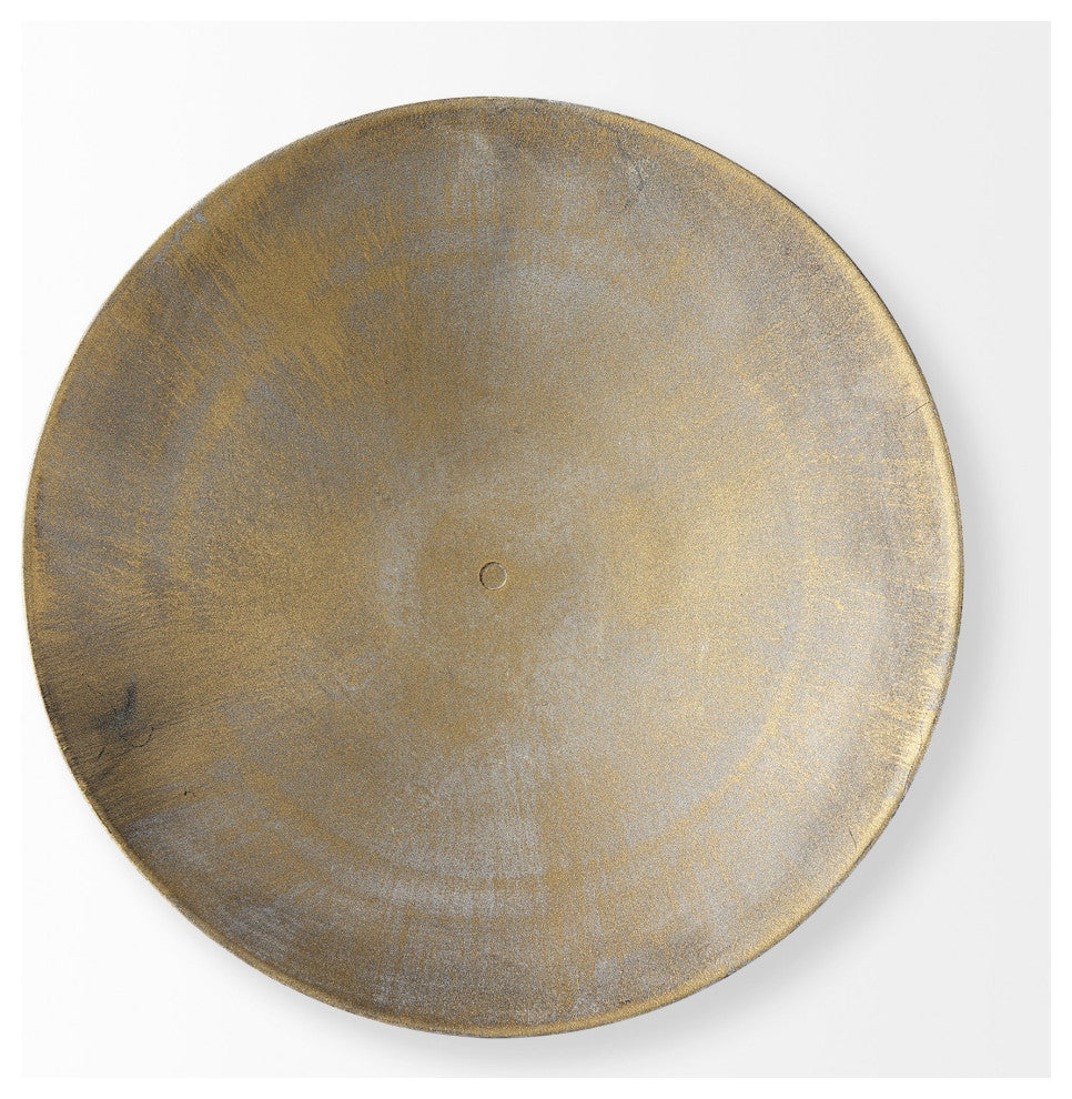 Antiqued Gold Webbed Feet Centerpiece Bowl