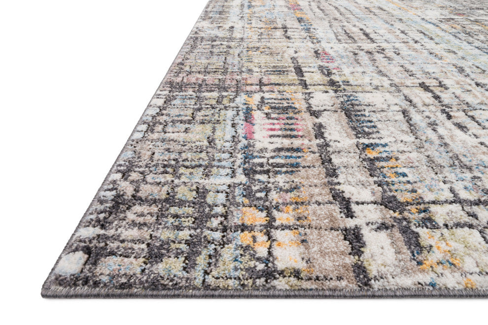 Charcoal / Multi Medusa MED-08 Area Rug by Loloi, 2'4"x4'