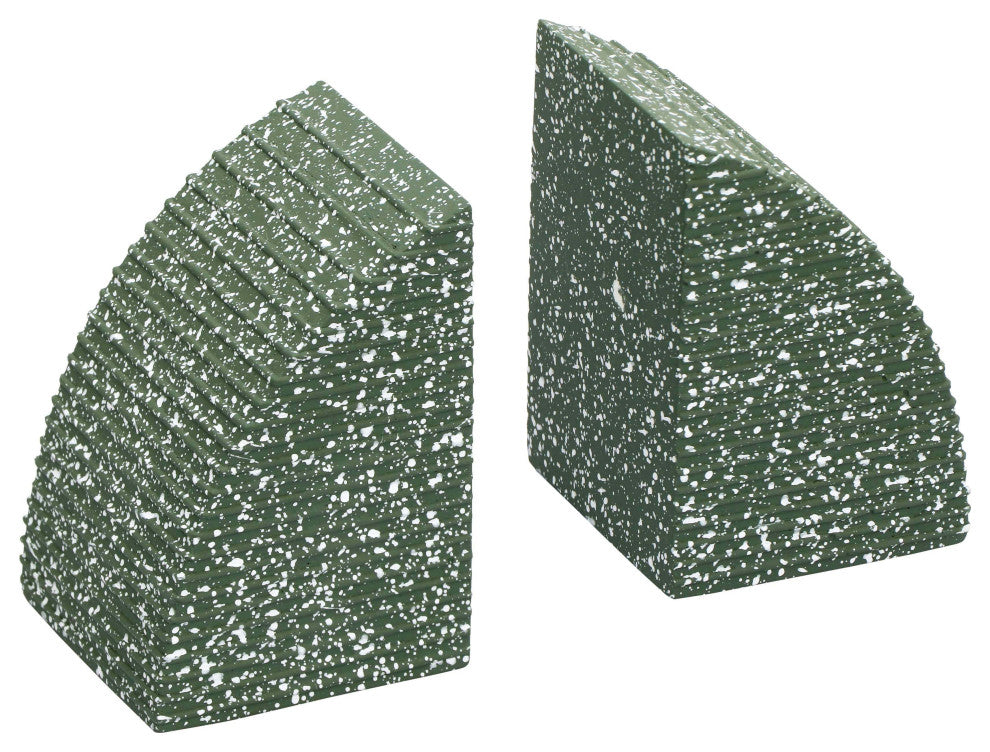 Gabby Green Arc Bookends