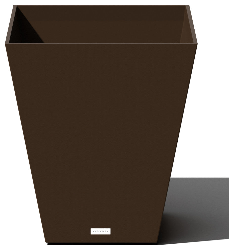 Nobleton Square Planter, Espresso, 22 Inch, 1 Pack