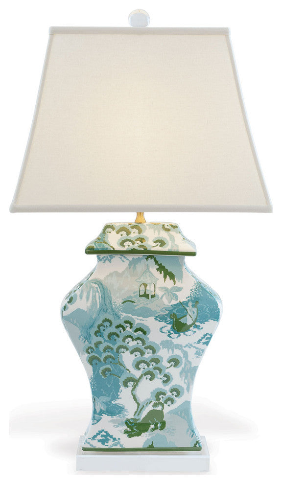 Canton Celadon Lamp