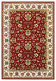 Karaman Floral Traditional Red/ Ivory Area Rug, 7'10"x10'10"
