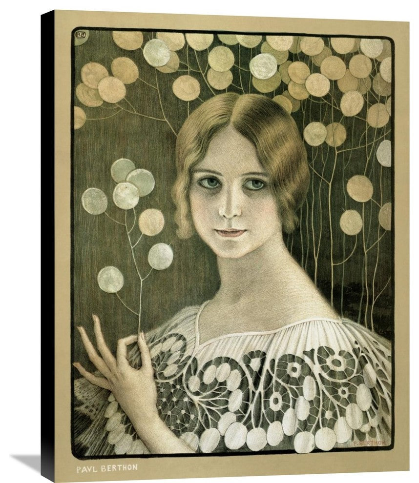 "Lace" Stretched Canvas Giclee by Paul Berthon, 23"x30"