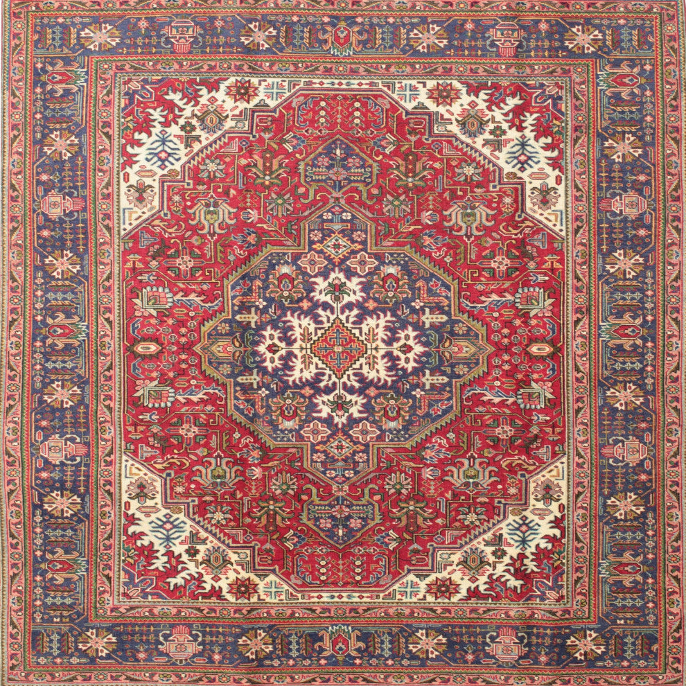 Ahgly Company Indoor Square Traditional Area Rugs, 7' Square