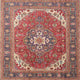 Ahgly Company Indoor Square Traditional Area Rugs, 7' Square
