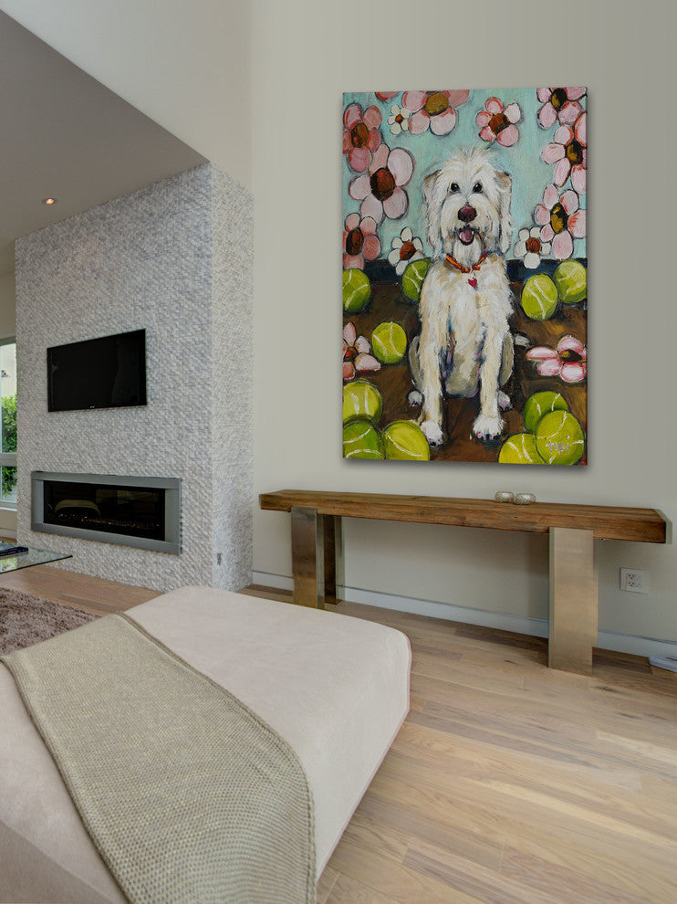 "Rosie" Painting Print on Canvas by Tori Campisi
