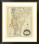 "Vermont, 1795" Framed Digital Print by Mathew Carey, 35x40"