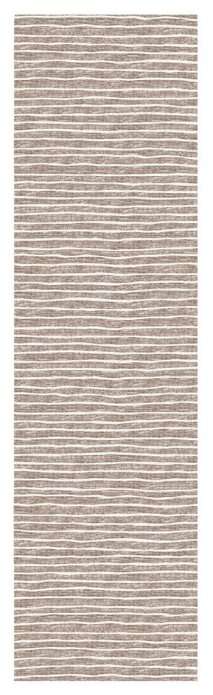 Indoor/Outdoor Laidley LA1 Taupe Machine Washable 2'3" x 7'6" Rug