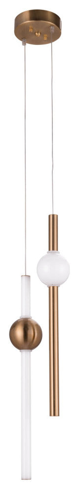 Pendant Ceiling Light Fixture, Glass, Steel Metal, Brass, Gold, White, Lounge