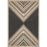 Nuloom Landry Aztec Indoor/Outdoor Contemporary Area Rug, Charcoal 4'x6'