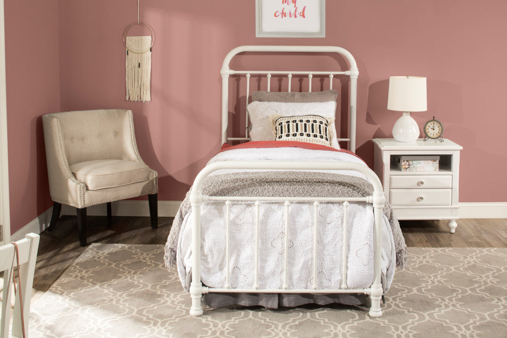 Hillsdale Kirkland Metal Twin Bed With Metal Frame