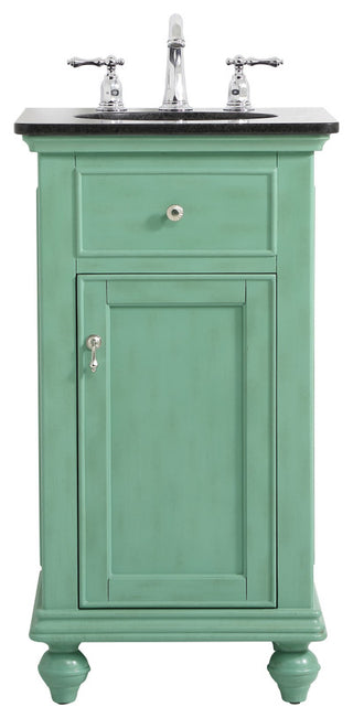 Home Living 19" Single Bathroom Vanity, Vintage Mint