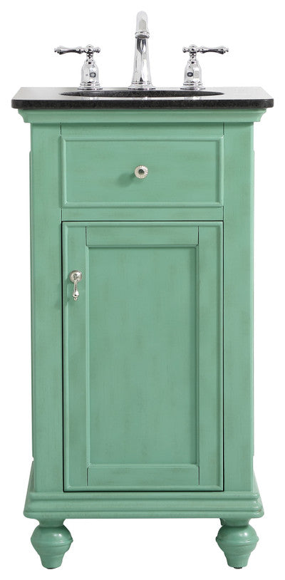 Home Living 19" Single Bathroom Vanity, Vintage Mint