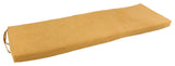 63"X19" Solid Microsuede Bench Cushion, Lemon