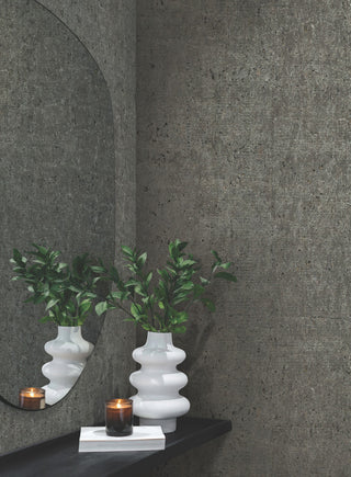 Charcoal and Gold Wallpaper