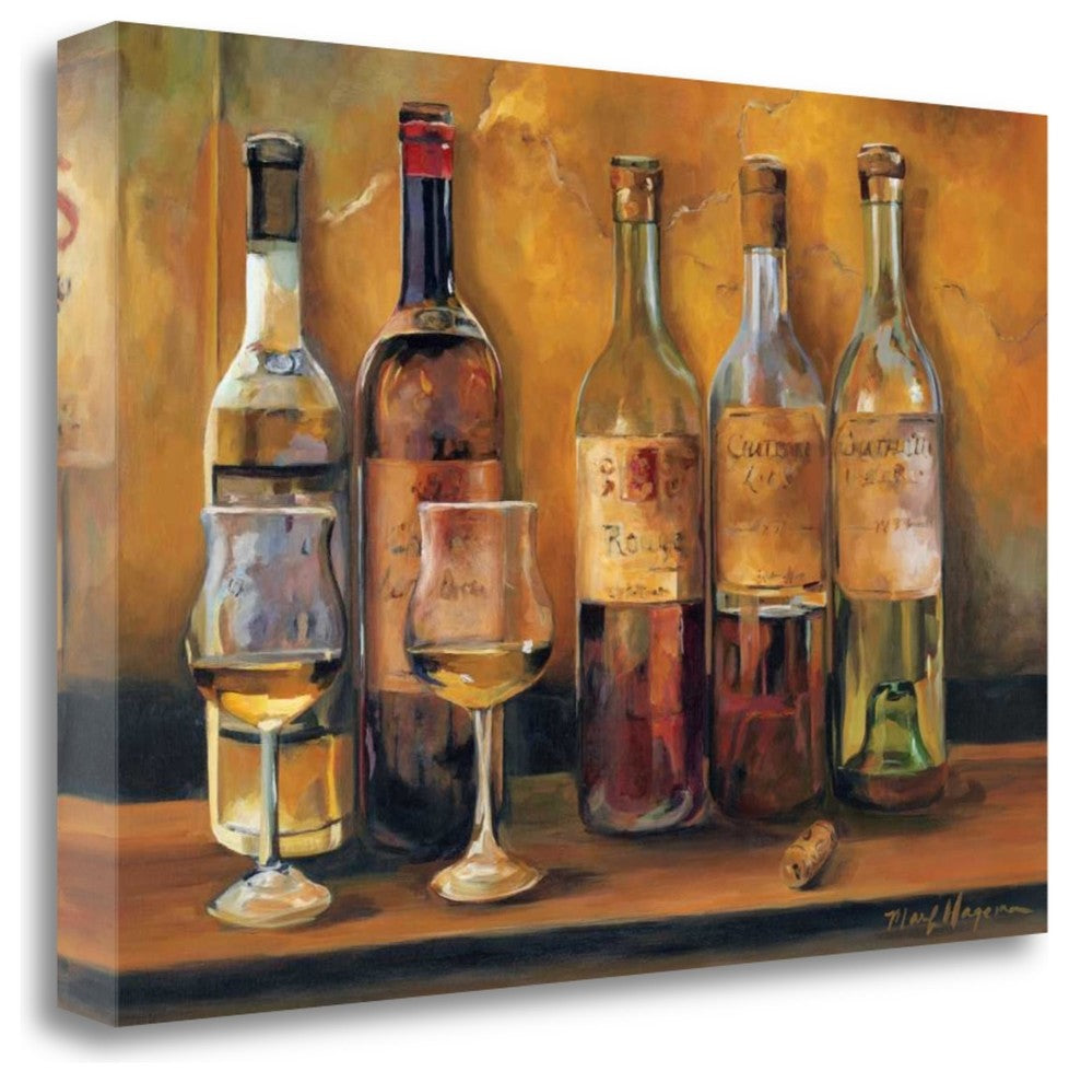 "Cellar Whites" By Marilyn Hageman, Giclee Print on Gallery Wrap Canvas