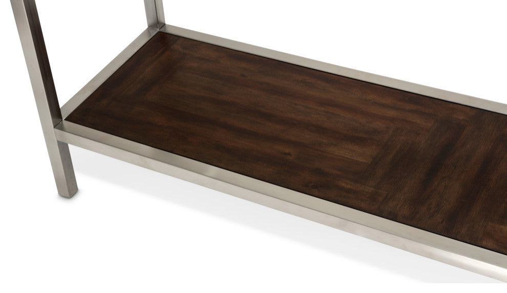 Diversey Console Table With Glass Top