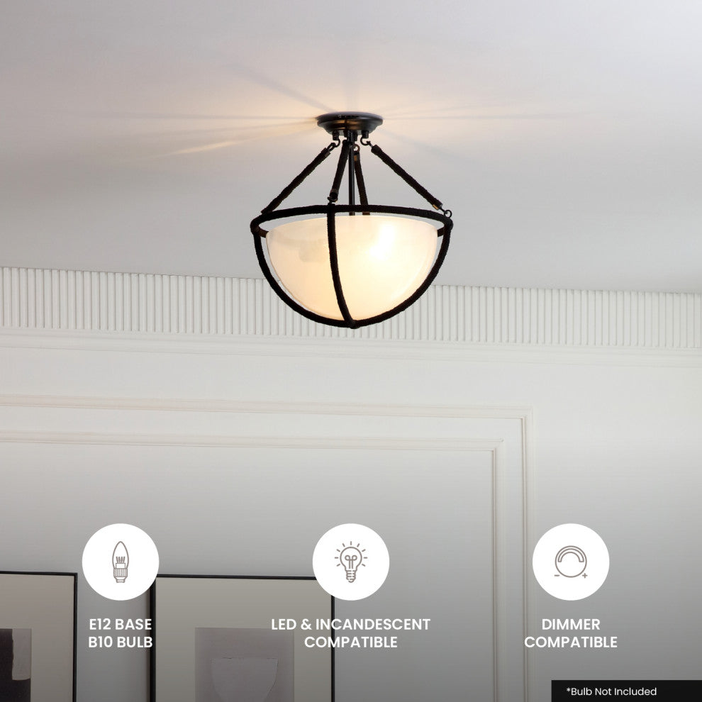 Voyager 2 Light Ceiling Light Matte Black