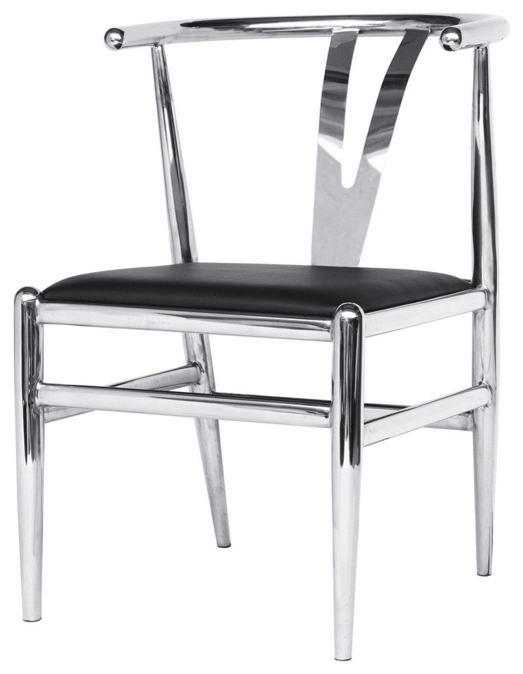 Modern Classics Wishsteel Dining Chair, Black