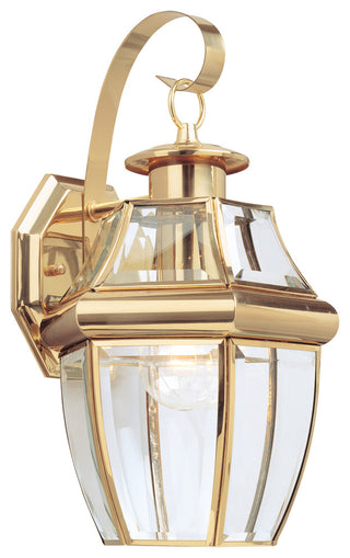 Generation Lighting Lighting 1-Light Outdoor Lantern, Polished Brass