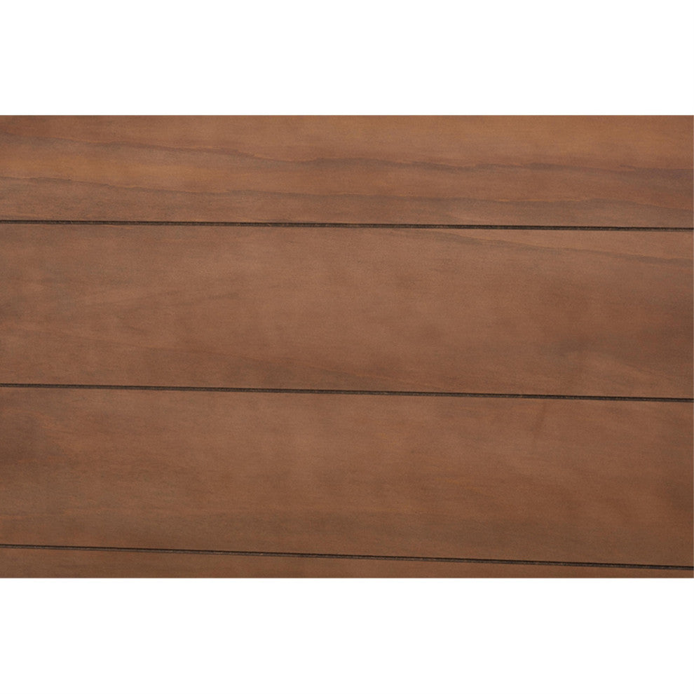 Kassidy Walnut Brown Finished Wood King Size Platform Bed