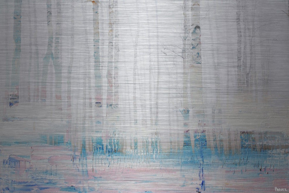 "Enlightened" Painting Print on Brushed Aluminum, 36"x24"