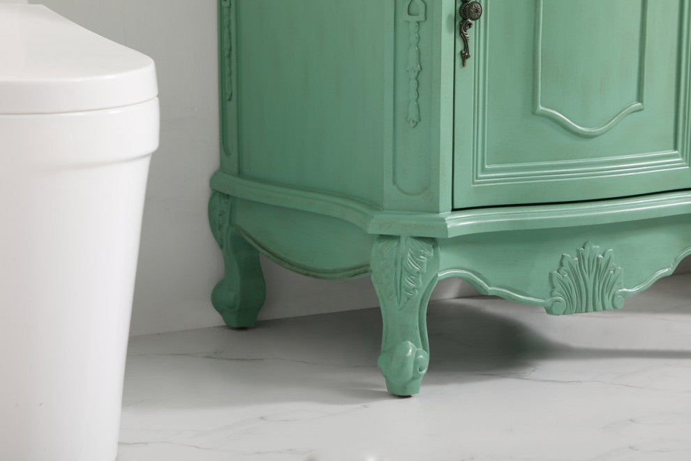 Beth 24" Single Bathroom Vanity, Vintage Mint