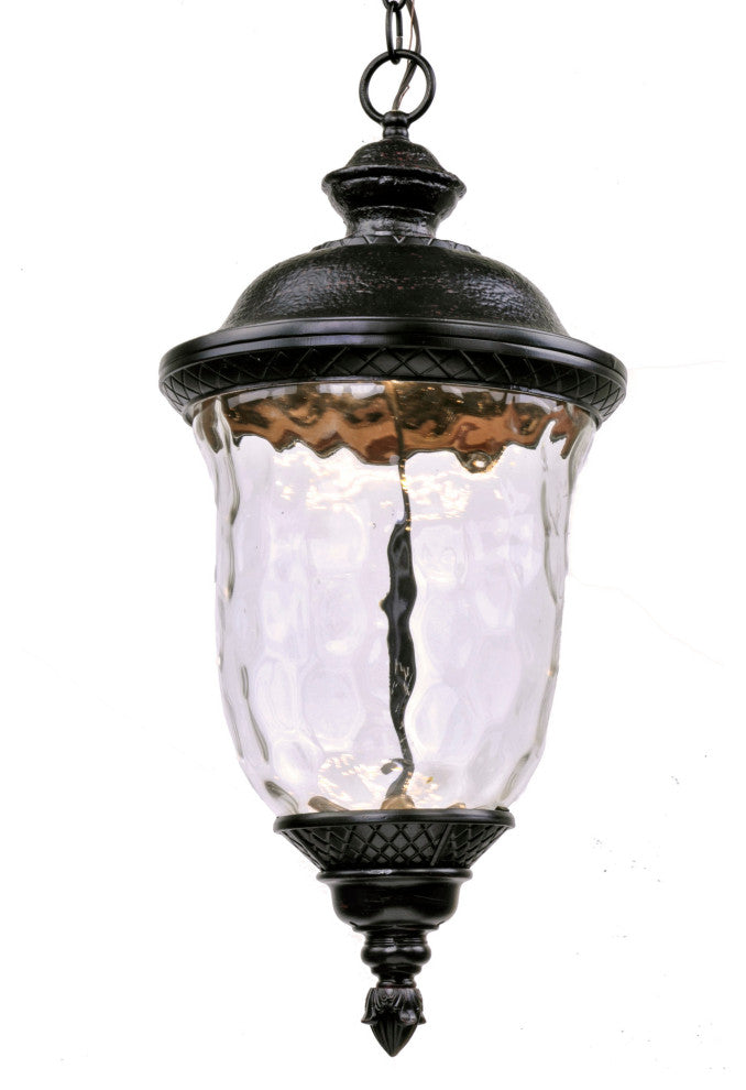 Maxim 55427 Carriage House 25" LED Pendant Light - Oriental Bronze / Water