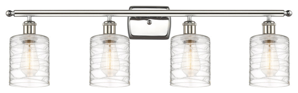 Innovations 516-4W-PN-G1113-LED 4-Light Bath Vanity Light, Polished Nickel
