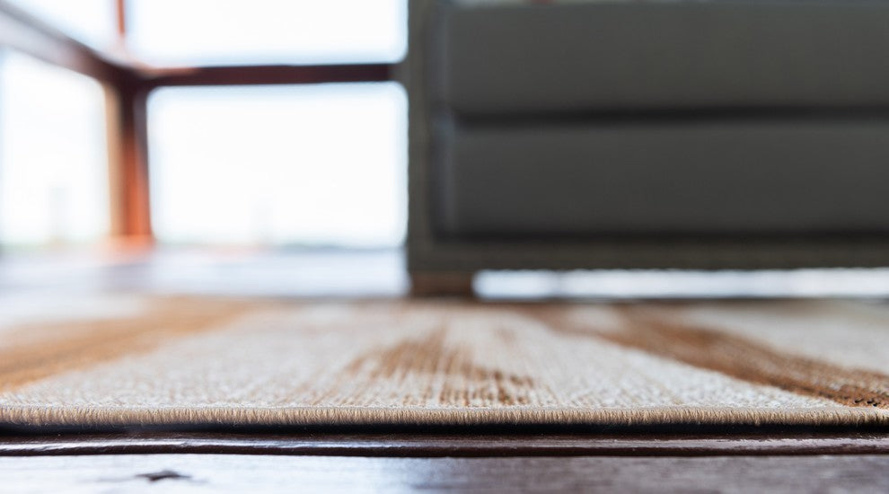 Unique Loom Brown Shore Outdoor 2' 2 x 3' 0 Area Rug