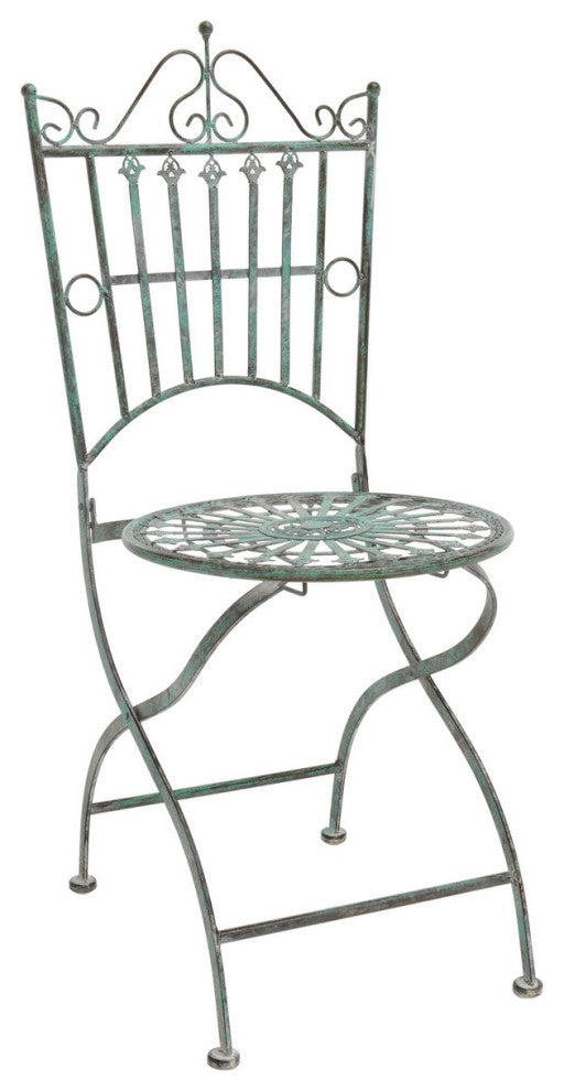 Safavieh Belen Bistro Set, Antique Dark Green