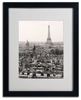 'Paris' Matted Framed Canvas Art by Pierre Leclerc