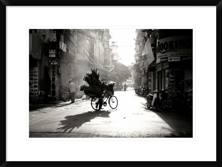 "Early Morning" Framed Digital Print by Diana Popescu, 30x22"