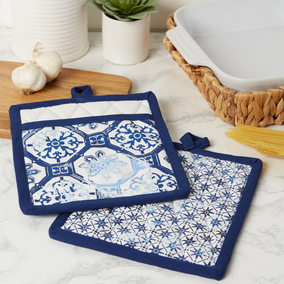 Lisbon Print Potholder Set of 2