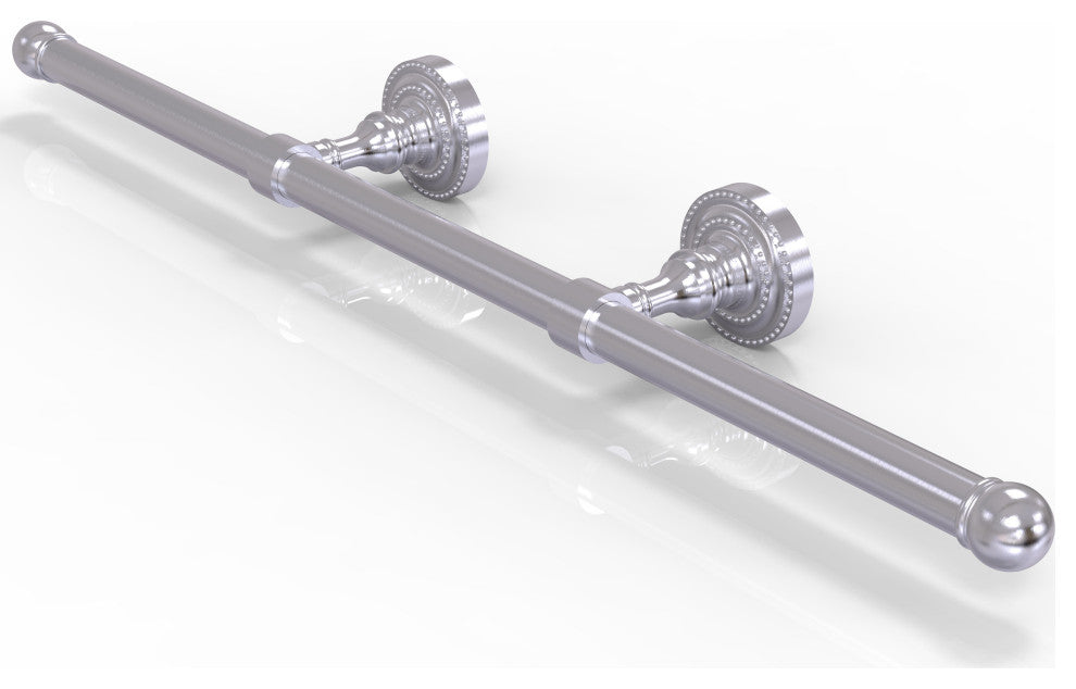 Dottingham Wall Mounted Horizontal Guest Towel Holder, Satin Chrome