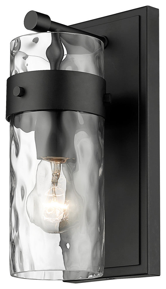 Zlite 3035-1V-MB 1-Light Vanity, Clear