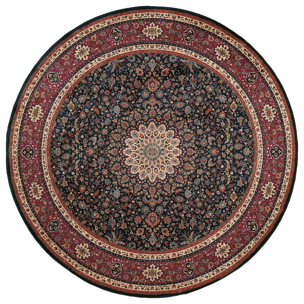 Oriental Weavers Ariana Collection Blue/Red Oriental Indoor Area Rug 6' RND