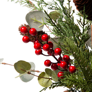 20"H Christmas Floral Table Tree Decor