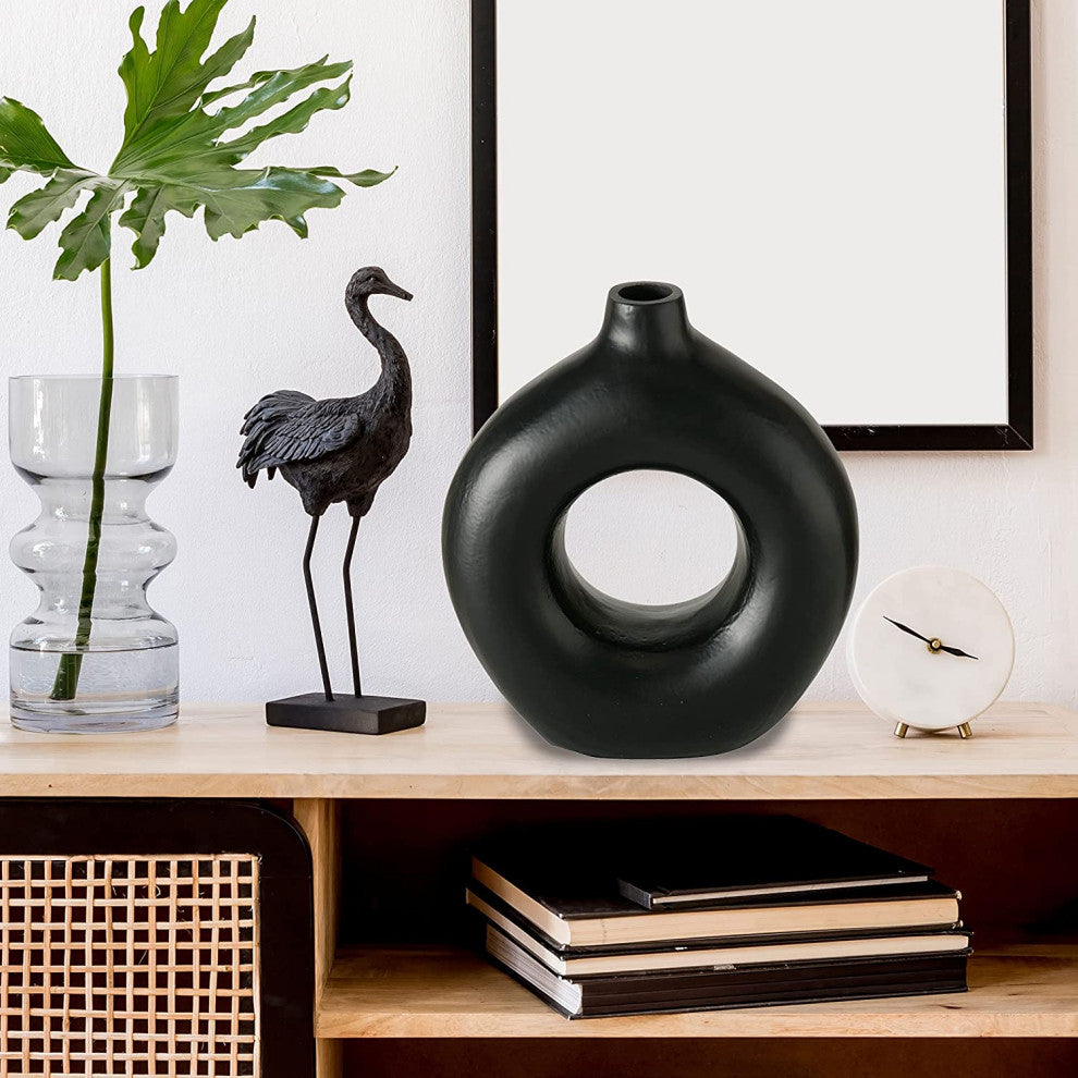 Iconic Ring Vase, 9 Inches