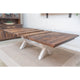 Foster Farmhouse Dining Table, Barnwood, Natural, 48x66, 2 Middle Leaves