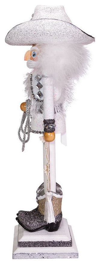 Kurt Adler 19" Hollywood Rhinestone Cowboy Nutcracker