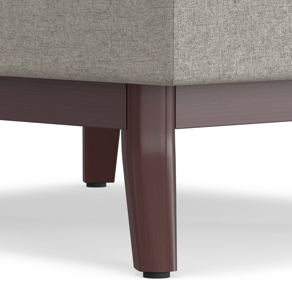 Owen Coffee Table Storage Ottoman, Cloud Gray