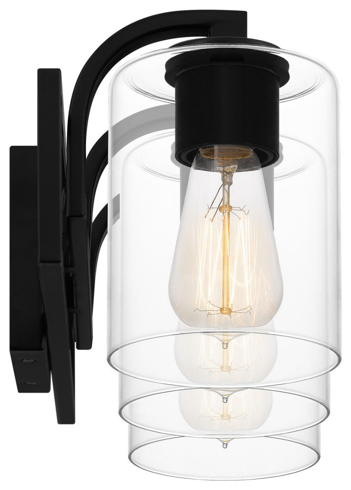 Quoizel LANS8624 Lansdowne 3 Light 24"W Bathroom Vanity Light - Matte Black