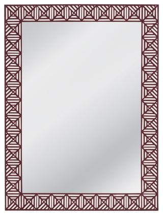 Rouge Wall Mirror - Red