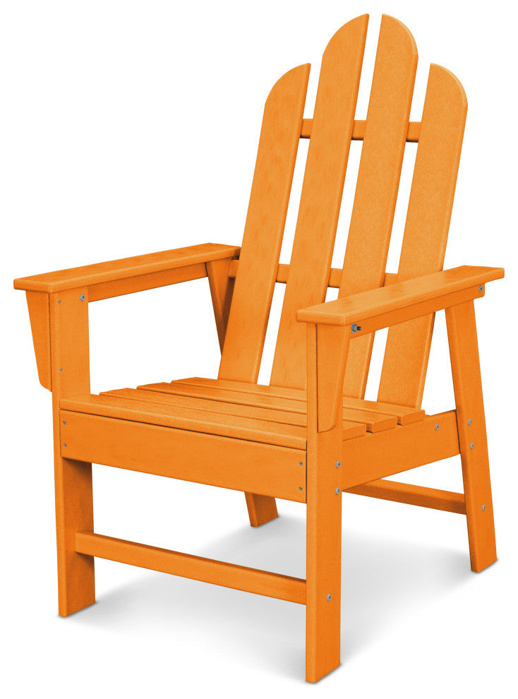 Polywood Long Island Dining Chair, Tangerine