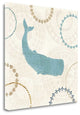 "Undersea Blue III" By Veronique Charron, Giclee Print on Gallery Wrap Canvas