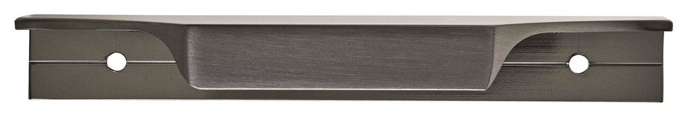 Extent 4-3/16" CTC Cabinet Edge Pull, Black Chrome