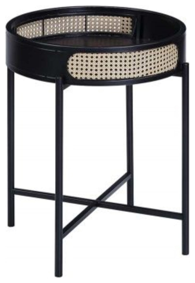 Acme Colson End Table Black Finish