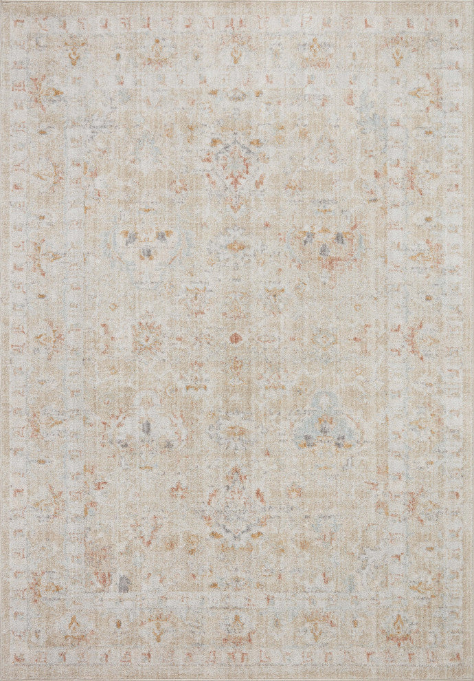 Loloi II Monroe Sand / Sunrise 3'-9" x 5'-9" Accent Rug
