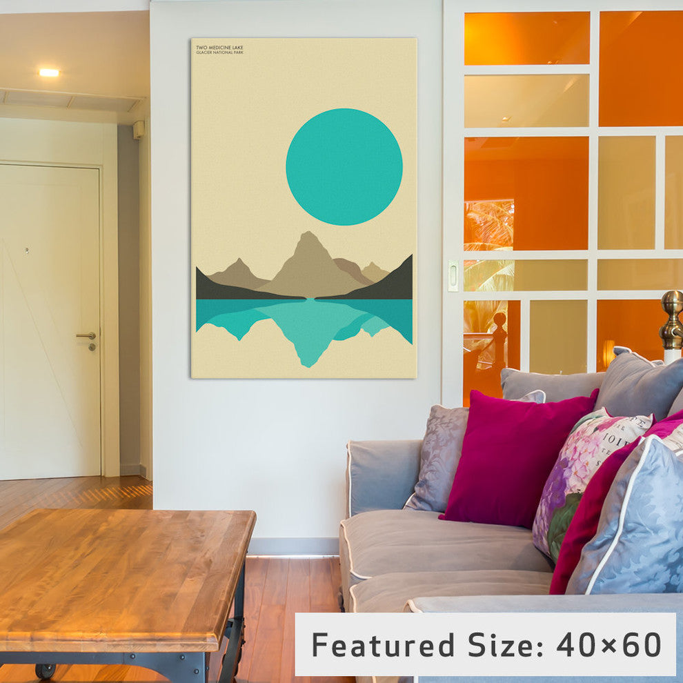 "Glacier" by Jazzberry Blue, 40x26x1.5